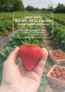 غلاف دراسة مشروع الفراولة